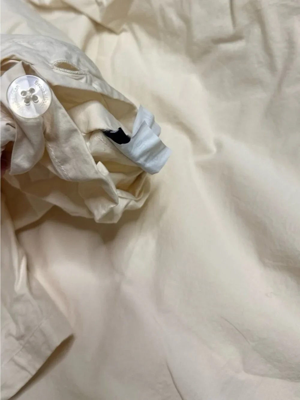 New Brooklinen Organic cotton Duvet cover full queen size in Vanilla